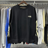 Hellstar Sweatshirt Autumn and Winter Smiley Kirin Arm Print