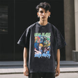 Mens Vintage T-Shirt Printed Short Sleeve T-Shirt