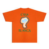 Casablanca T Shirts Fashion Print Street