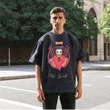 Mens Vintage T Shirt Short Sleeve T-Shirt Men's and Women's