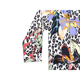 GUILTYPARTIES TIGER Shirts 21AW SKA JACKET Leopard print flower picture long-sleeved shirt
