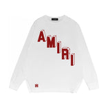 Amiri Long Sleeved Shirt Printed Trendy Pure Cotton