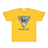 Casablanca T Shirts Fashion Print Street