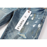 Purple Brand Jeans Pure Cotton High Street Trend #9077