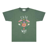 Casablanca T Shirts Fashion Print Street