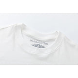 Travis Scott T Shirts x Mitchell x Ness Michigan Wolverines Hand-Drawn Short Sleeve