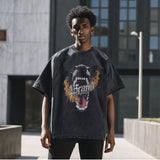 Mens Vintage T Shirt Short Sleeve T-Shirt Men's and Women's