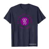Inspired by Queen's Platinum Jubilee 2022 Elizabeth 70 Years T-Shirt Graphic Print Crew Neck