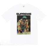 Supreme Men's Alphabet Cartoon Printed Cotton T-shirt Couple