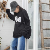 Palm Angels Sweatshirts Embroidery Velvet Round Neck Long Sleeve Sweater Men 'S And Women 'S Jacket
