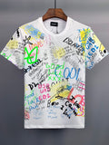 Dsq2 T Shirt Casual Sports Printed Short Sleeve Summer Men