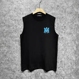 Amiri tank top splash paint simple letterprinting
