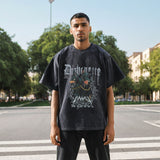 Mens Vintage T Shirt Short Sleeve T-Shirt Men