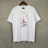 Kith T-Shirt Kith Kith Floral Marroon Eiffel Tee