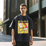 Mens Vintage T Shirt Short Sleeve T-Shirt Men's and Women's