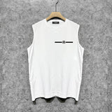 Amiri tank top spider letter printing