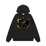 OFF WHITE Hoodie Trendy Street Style Personalized Cotton