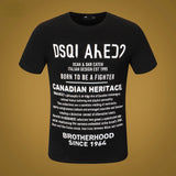 Dsq2 T Shirt Casual Sports Printed Short Sleeve Summer Men