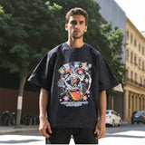 Mens Vintage T Shirt Short Sleeve T-Shirt Men's and Women's