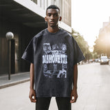 Mens Vintage T Shirt Short Sleeve T-Shirt Men's and Women's