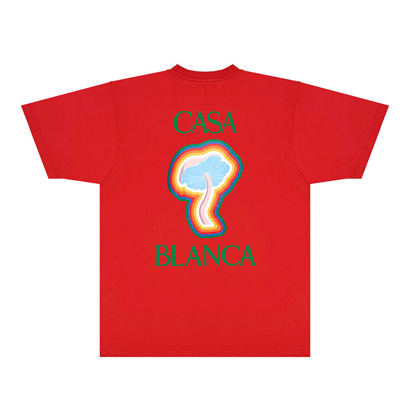 Casablanca T Shirts Fashion Print Street