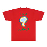 Casablanca T Shirts Fashion Print Street