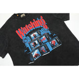 Gallery Dept T Shirts TV Printing Washed Distressed Short Sleeve plus Size