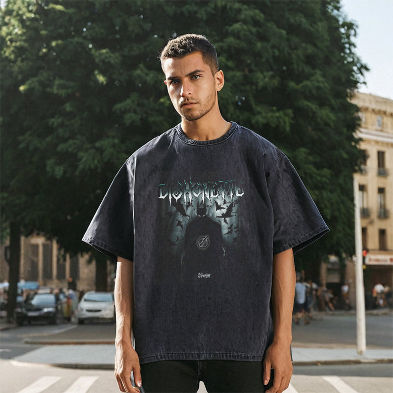 Mens Vintage T Shirt Short Sleeve T-Shirt Men's and Women's