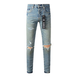 Purple Brand Jeans Pure Cotton High Street Trend #9076