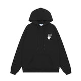 OFF WHITE Hoodie Trendy Street Style Personalized Cotton