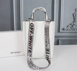 Off White Bag Casual Outdoor Convenient Tote Bag