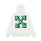 OFF WHITE Hoodie Trendy Street Style Personalized Cotton