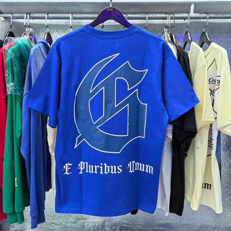 Godspeed T Shirts Astronaut Moon Landing Print Cotton Casual Short Sleeve Men and Women