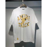 Amiri T Shirts Fashion Print Couple High Street