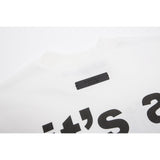 Fog Essentials T Shirts Spring/Summer FOG Letter Print Crew Neck Short Sleeves