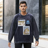 Mens Vintage Long Sleeve Shirt