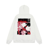 OFF WHITE Hoodie Trendy Street Style Personalized Cotton