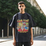 Mens Vintage T Shirt Short Sleeve T-Shirt Men's and Women's