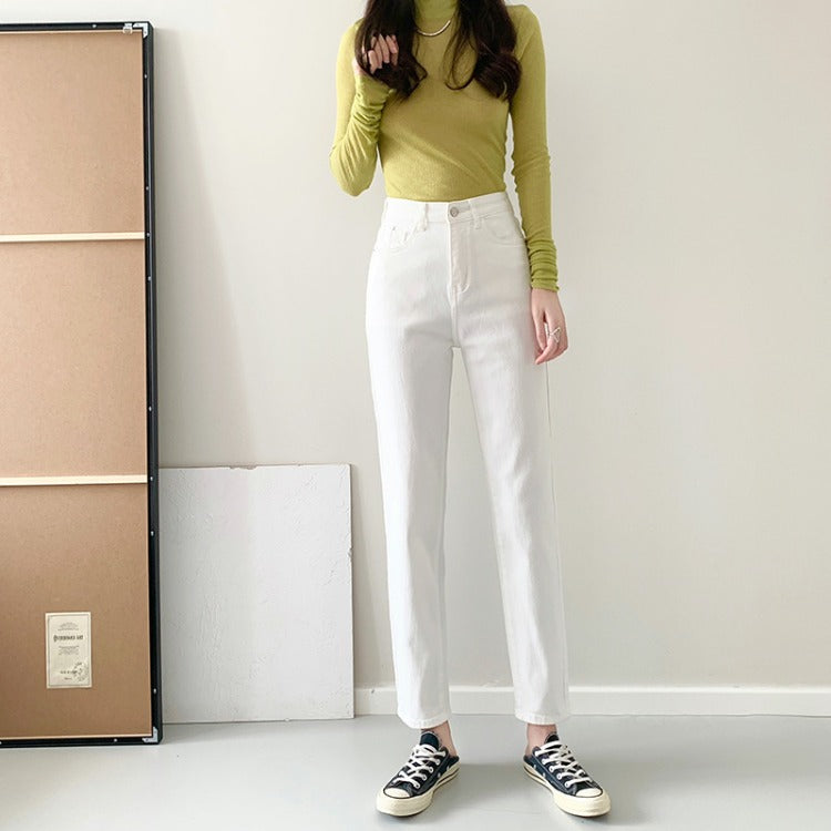 Women Jeans Vintage Stretch Slim Casual