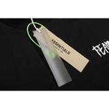 Fog Essentials T Shirts Letter Pattern Crew Neck Short Sleeves