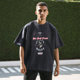 Mens Vintage T Shirt Short Sleeve T-Shirt Men's and Women's