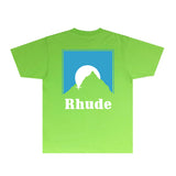 Rhude T Shirts Printed Trendy Pure Cotton