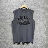 Amiri tank top big bad wolf letterprinting