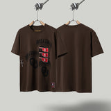 Travis Scott T Shirts x Mitchell x Ness Oklahoma Sooners Seal Short Sleeve