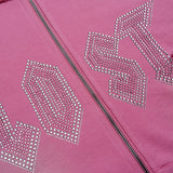 Lost intricacy Hoodie rhinestones
