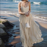 Beach Dresses Travel Sexy Halter Suspender