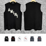 Amiri tank top stereoletter digital printing