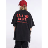 Unisex T-Shirts Vintage GALLERY DEPT Loose T-Shirts
