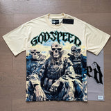 Godspeed T-Shirt Retro Fantasy Pattern