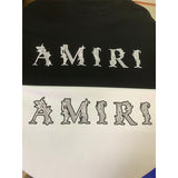 Amiri T Shirts Fashion Print Couple High Street
